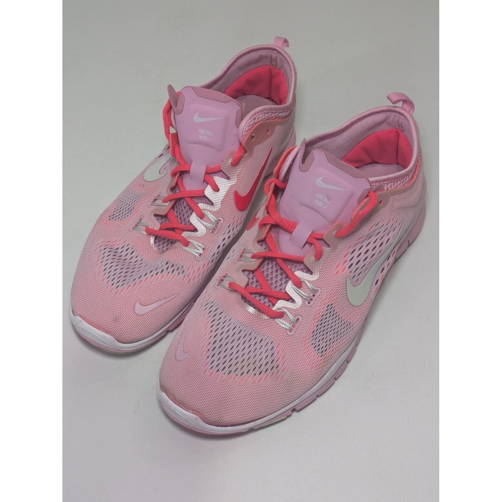 Nike Women's Free 5.0 TR Fit 4 Team Cross Trainer, Pink, 10